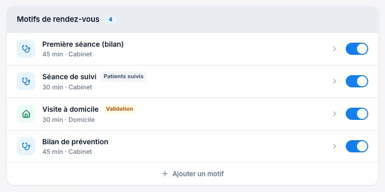 Tes motifs de rendez-vous — écran ordinateur de Kadu en mode clair